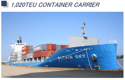 1,020TEU CONTAINER CARRIER