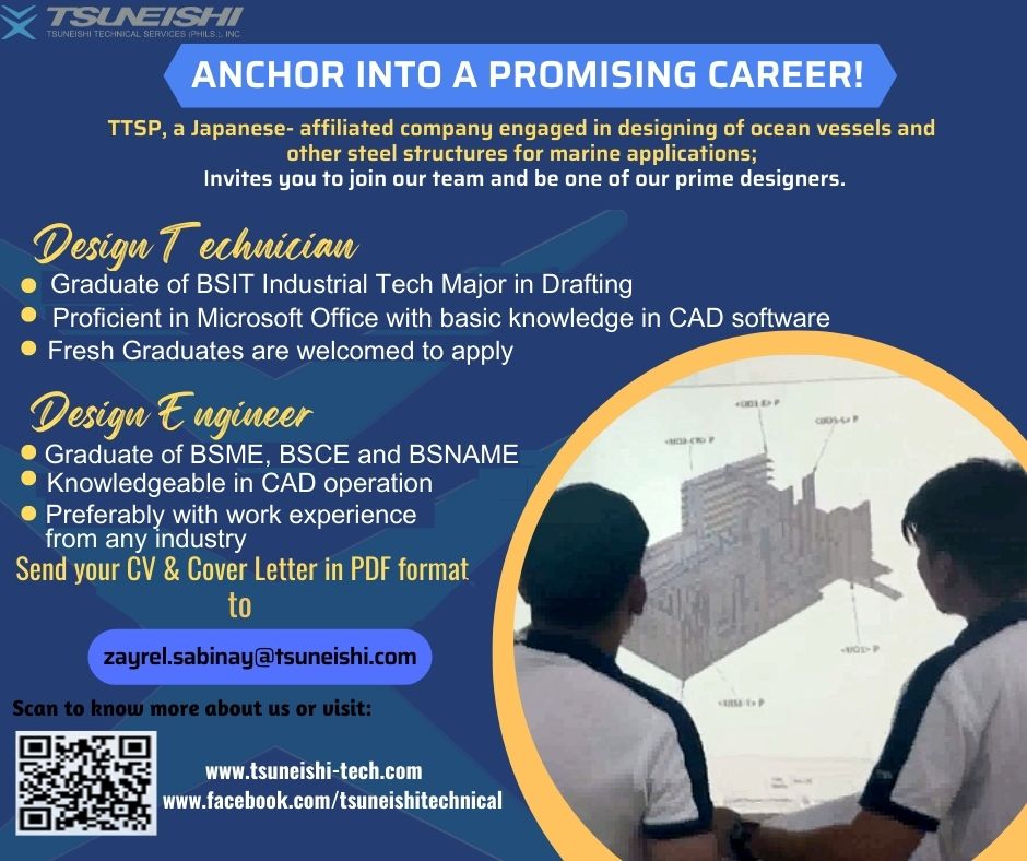 Career - Tsuneishi Technical Services (Phils.)